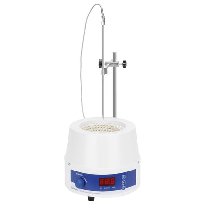 Labasics Elektrisch Verwarmingsmantel met Roerder, Regelbare Temperatuur en Snelheid, Digitale Weergave, voor Mengen, Reflux en Destillatie in Laboratorium, 220 V 250 W, 500 ml