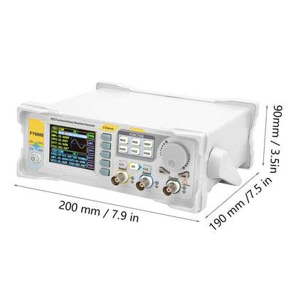 Digitale signaalgenerator, FY6900 sinus 0-30 MHz 2,4 inch TFT-scherm DDS-functie Golfvormpulsbrongeneratoren Frequentiemeter 250 MSa/s VCO-burst AM/PM/FM/ASK/FSK/PSK-modulatie (EU)