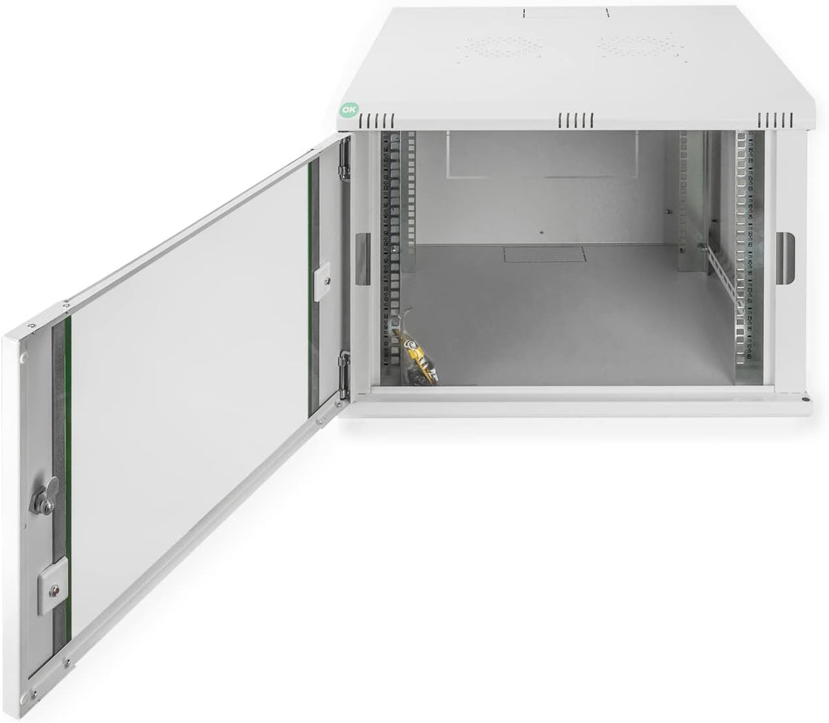 DIGITUS Netwerkkast - 19 inch Rack - 7 U - wandmontage - 600 mm diepte - draagvermogen 60 kg - Dynamic Basic Serie - Grijs