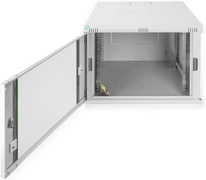DIGITUS Netwerkkast - 19 inch Rack - 7 U - wandmontage - 600 mm diepte - draagvermogen 60 kg - Dynamic Basic Serie - Grijs