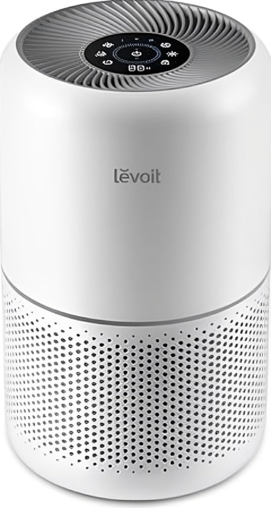 LEVOIT Luchtreiniger voor allergieën en PM2,5, HEPA-filter, luchtkwaliteit, tegen 99,97% van de mijten, pollen, geuren, schimmel, CADR 258 m³/h, 54 m², 24 dB, slaap- en auto-modus