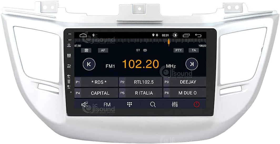 Autoradio Hyundai Tucson – Infotainmentsysteem – Multimedia Speler – Navigatie Systeem – Touchscreen Radio – Android 10 – 9 Inch Display – Bluetooth & WiFi