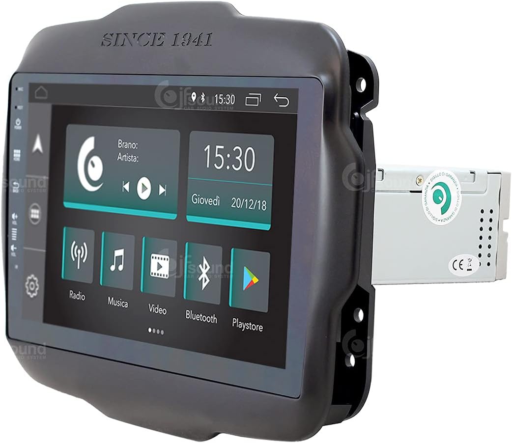 Autoradio Jeep Renegade – Inbouw Radio – Multimedia Systeem – Navigatie Systeem – Touchscreen Radio – 9-Inch Full-Touch HD – Android Met GPS & Bluetooth