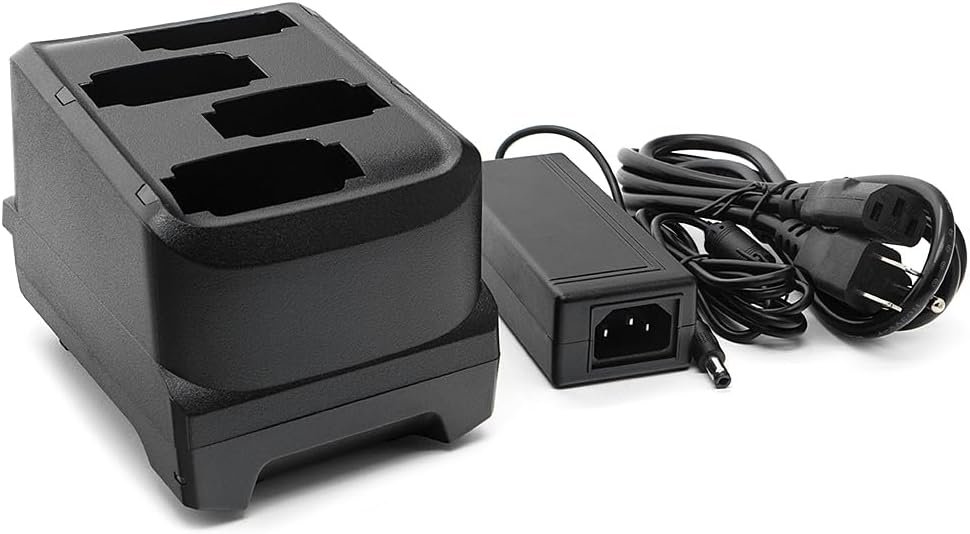 4-Slot Opladen Batterij Oplader voor Zebra MC9300 Handheld Android PDA Telefoon Barcode Scanner - SAC-MC93-4SCHG-01