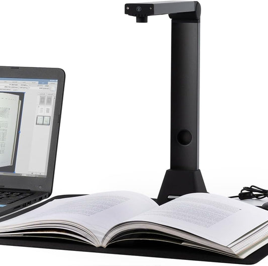 Portable Document Camera Scanner: 22MP Hoge Resolutie & OCR - Compatibel met Windows/Mac; Boek Digitizer met Automatische Correctie - PDF/Word/Excel formaat