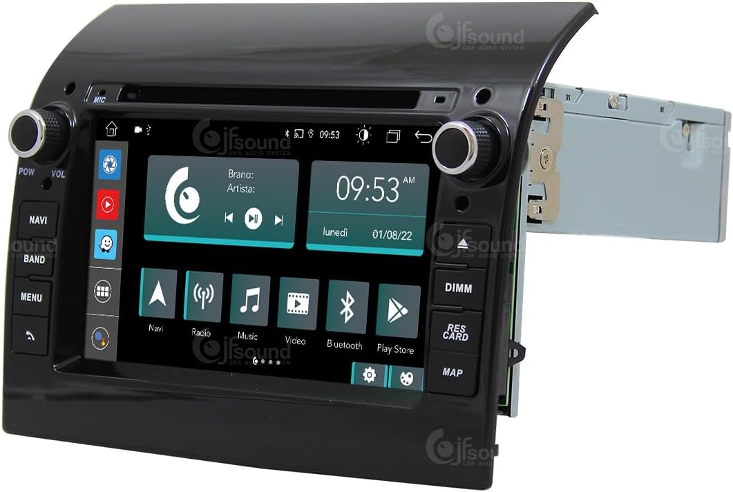 Specifieke autoradio voor Fiat Ducato 290 Android GPS Bluetooth WiFi USB DAB+ Touchscreen 7" 8core Carplay AndroidAuto
