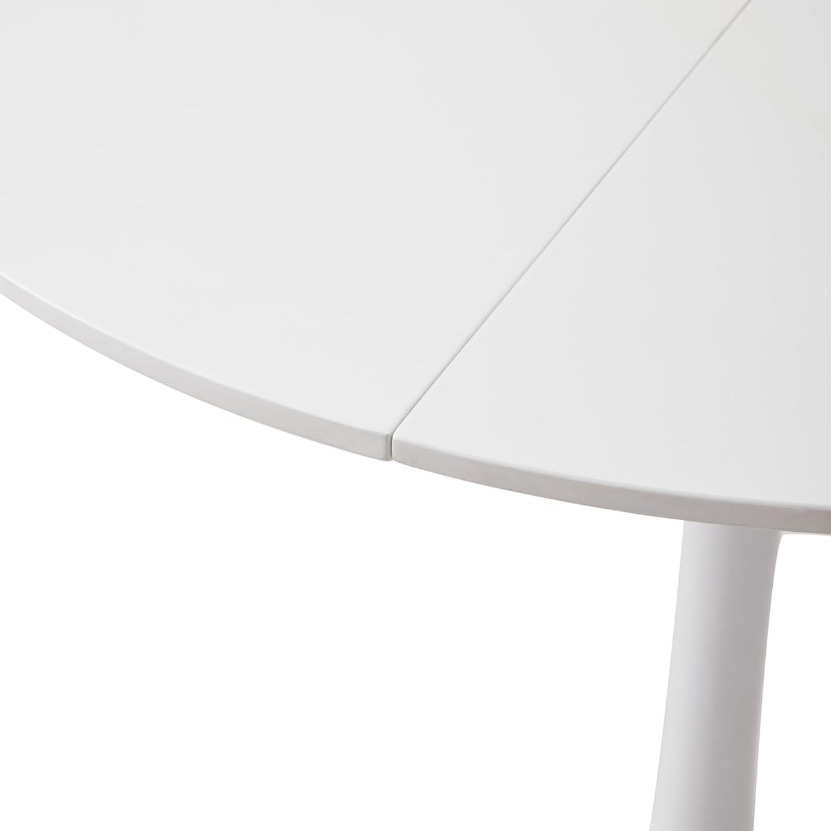 GrandCA HOME eettafel, ronde tafel, 80 cm, geschikt voor 2-4 personen, keuken, woonkamer, eetkamer, wit