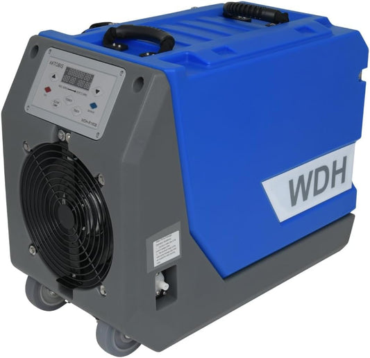 Bouwdroger – Luchtontvochtiger – Ontvochtigingsapparaat – Droogmachine – Vochtverwijderaar – Tot 70 liter per dag – Geïntegreerde condenspomp