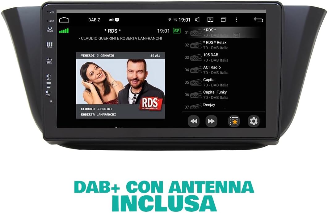 Autoradio Iveco Daily – Navigatiesysteem – Multimedia Speler – Touchscreen Radio – Inbouw Autoradio – 9" Touchscreen – Android 8-Core Processor – Bluetooth WiFi USB DAB+