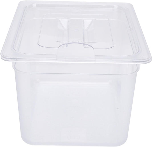 Naroote Sous Vide -Container, Emmers van Voedselkwaliteit met Deksels 12l Plastic Slow Cooking Voedselopslagcontainer, Slowcooker Container met Deksel met een Ruime Capaciteit en Temperatuur