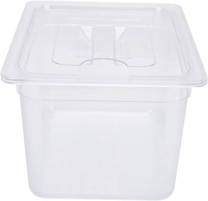 Naroote Sous Vide -Container, Emmers van Voedselkwaliteit met Deksels 12l Plastic Slow Cooking Voedselopslagcontainer, Slowcooker Container met Deksel met een Ruime Capaciteit en Temperatuur