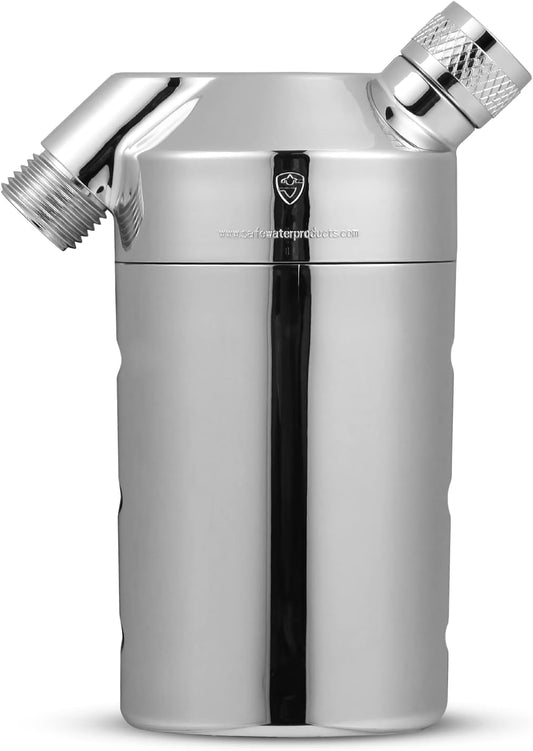 Inline legionellafilter – Legionella filter – Douchefilter – Waterfilter – Bacteriefilter – Voor wanddouche – 1/2" Mannelijke/Vrouwelijke aansluiting – Meer dan 20.000 liter levensduur