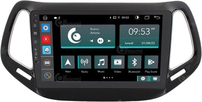 Autoradio Jeep Compass – Navigatiesysteem – Multimedia Speler – Inbouw Radio – Bluetooth Radio – 10 Inch Touchscreen – 8-Core Processor – Android Auto & CarPlay