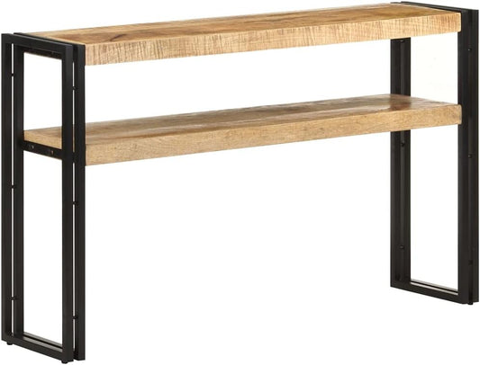 Wall table 120x30x75cm raw mango wood