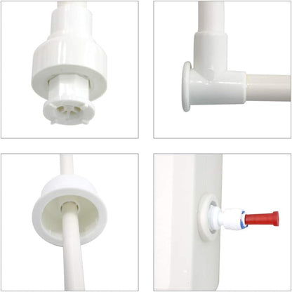 YUEWO Flessen, watersysteem, flessen, waterpomp, flessen, waterdispenser, pomp, 220 V AC 6 m, EU-stekker, 1 Gal/min met één inlaat, compatibel met koffie-/theeapparaten, waterdispensers