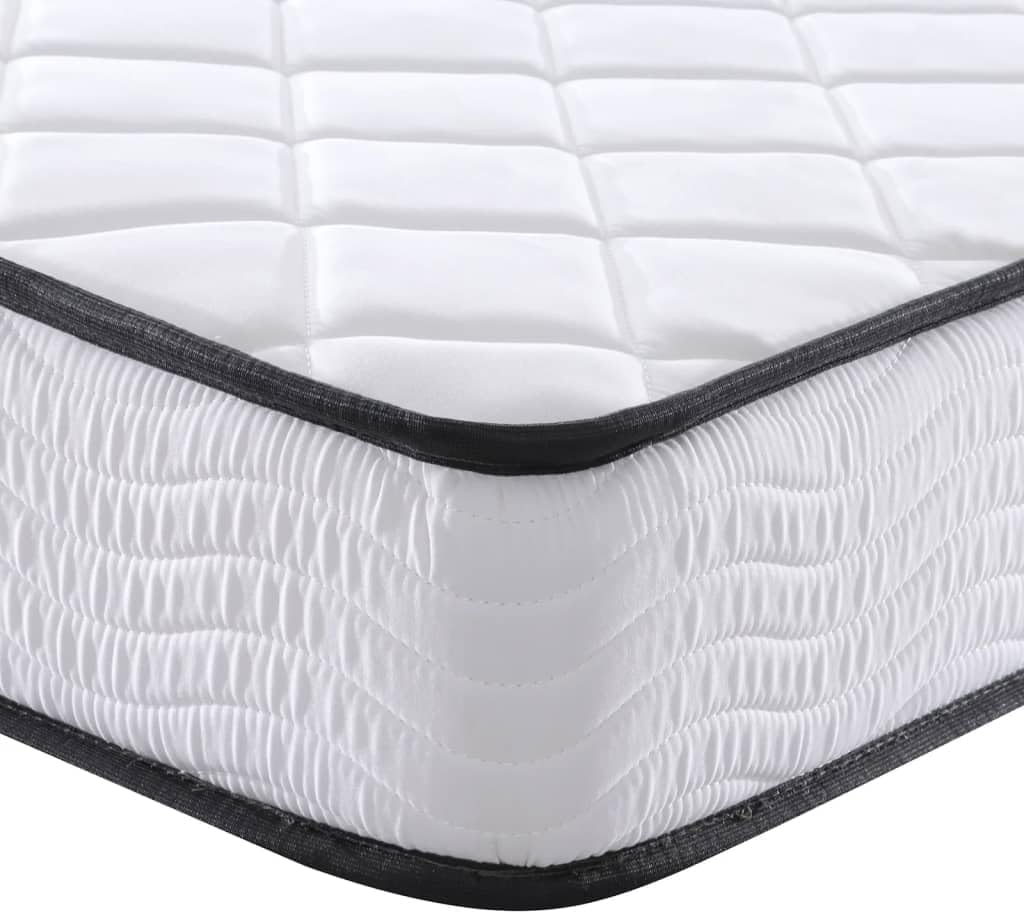 vidaXL Schuimmatras middelzacht 200x200 cm, tweepersoonsmatras, tweepersoons matras, matras schuimrubber, foam matras, matras schuim