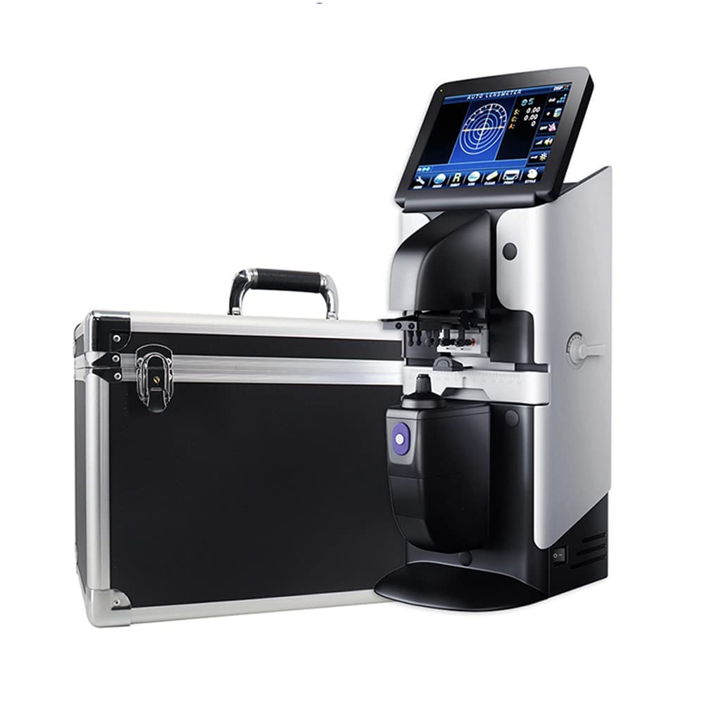 LCD Lensometer Focimeter Lens Meter 7 inch Screen Touchscreen Focimeter Nieuwe Digitale Auto PD UV Printer PD Meter JD-2600A