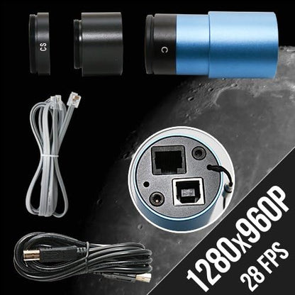 Telescopische fotomachine *Afbeelding + Video * 1,25 inch maan zon planeet TC4