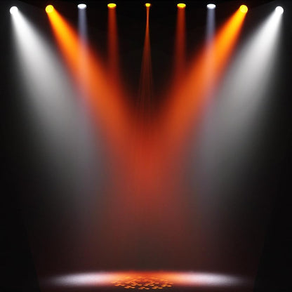 SHEHDS 120mm Diameter Lens, DJ Podium voor Bruiloft Party Dance Podium Lichten 180W, Bewegende Hoofd Lichten, 14 Gobos 11 Kleuren Spotlights, Beam/Frost/Prism/Zoom Effect, 18 Facet Prism DMX512,