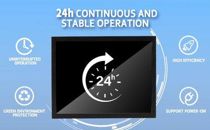 VSDISPLAY Industriële Monitor, 15 duim 1024x768 400nit IPS LCD het Scherm met de Video-ingang van VGA DVI