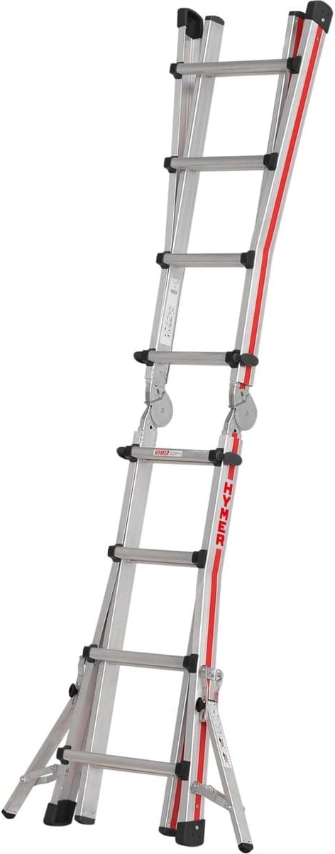 Hymer Telescopische ladder, aantal sporten 4 x 4