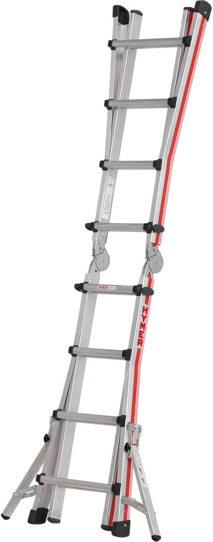 Hymer Telescopische ladder, aantal sporten 4 x 4