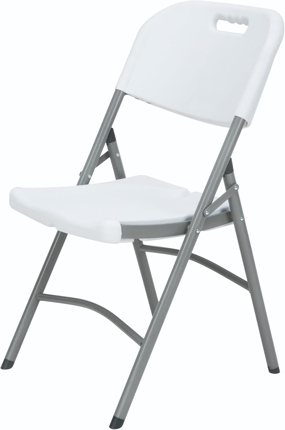 Klaptafel in hoogte verstelbaar van 122 x 60 x 50-74 cm en set met 4 klapstoelen van 51 x 45 x 85,5 cm, ideaal voor buiten