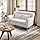 2-zits bank – tweezitsbank – loveseat – kleine bank – zitbank – compact ontwerp – stevig houten frame – wit