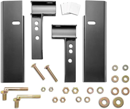 RealTruck BACKRACK Hardware Kit voor gebruik w/standaard bed, zwart, zonder boor | 30117 | Past op 2002-2024 RAM 2500/3500 Alle bedden; 2002-2024 RAM 1500 6.5' & 8' bed