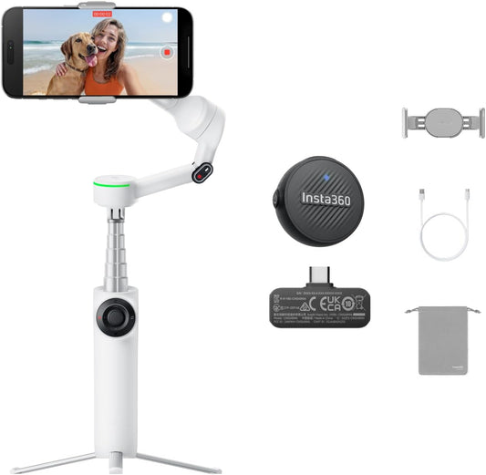 Insta360 Flow 2 Pro Mic Bundel Wit