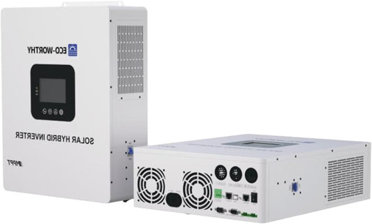 Hybride Omvormer – Zonne-Omvormer – Netgekoppelde Omvormer – Off-Grid Omvormer – Power Inverter – 5000 W Capaciteit – 48 V Systeemspanning