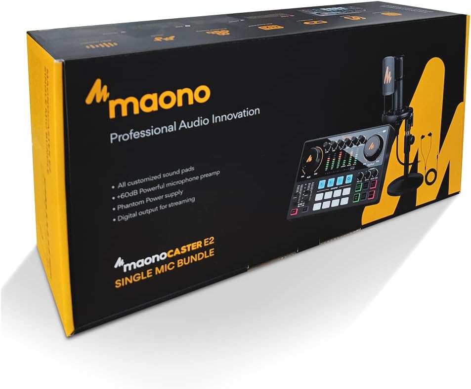 Audio-Interface – Geluidskaart – Mixer – Opname-Interface – Streaming-Interface – XLR-Ingangen Met Fantoomvoeding – Inclusief Condensatormicrofoon