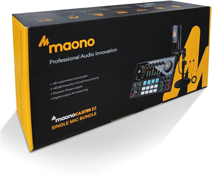 Audio-Interface – Geluidskaart – Mixer – Opname-Interface – Streaming-Interface – XLR-Ingangen Met Fantoomvoeding – Inclusief Condensatormicrofoon