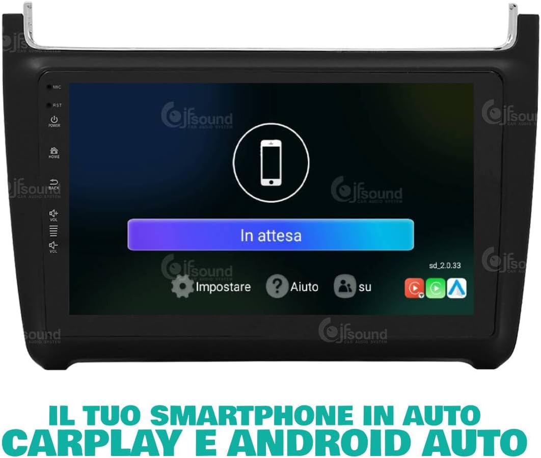 Autoradio Volkswagen Polo – Autoradio GPS – Navigatiesysteem Auto – Multimedia Speler – Inbouw Radio – 9 Inch Touchscreen – 8-Core Processor – Bluetooth & WiFi Connectivity