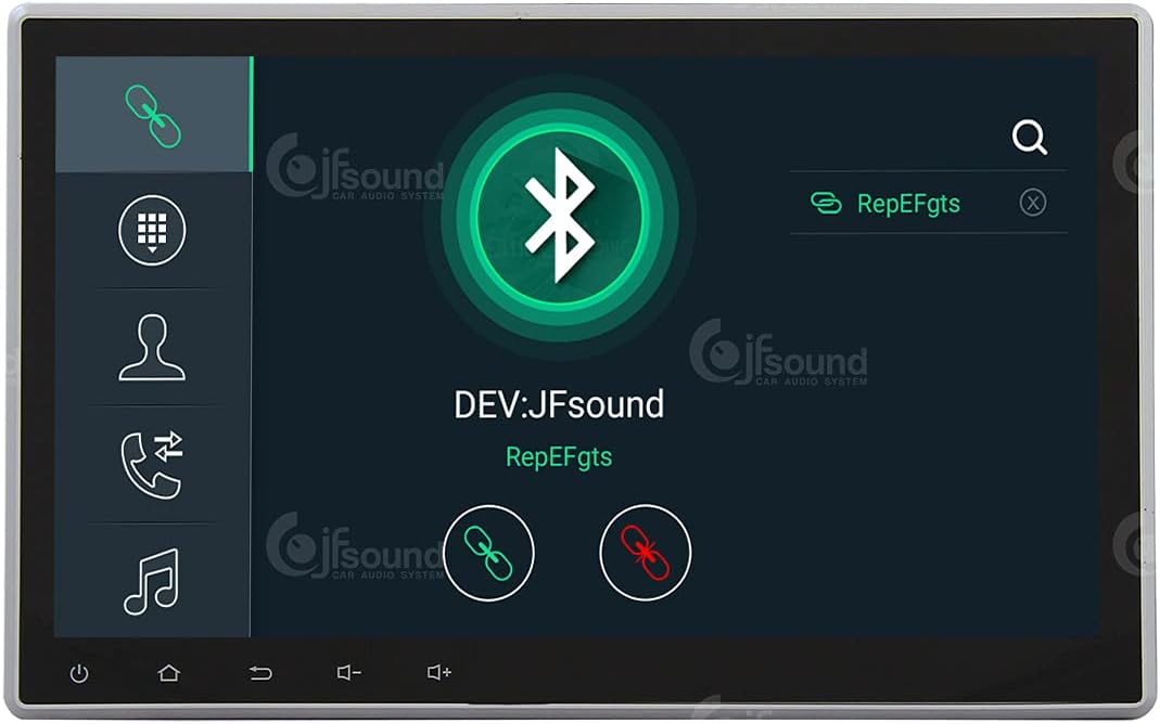 Universeel autoradio 1DIN Android GPS Bluetooth WiFi Dab USB Full HD Touchscreen Display 10.1" Easyconnect Processor 8core Stembediening