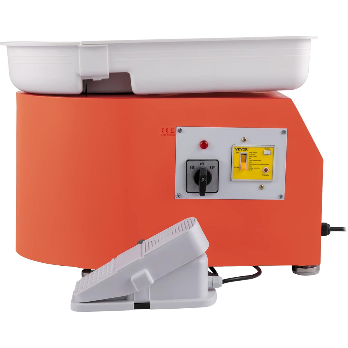 VEVOR Elektrische keramische machine, 0-300 omw/min, keramische wielmachine, 27,9 cm, draaitafel formaat, keramische trainingsmachine voor beginners en liefhebbers van keramische productie