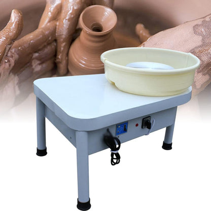 Elektrische Pottenbakkersschijf – Pottenbakkersmachine – Keramiek Draaischijf – Klei Draaibank – Pottenbakkersrad – 25 cm Draaiplateau – 300 RPM Met Voetpedaal