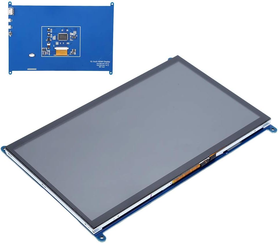 10In touchscreen, HD 1024X600 LCD-scherm beeldscherm Vervanging van computermonitor, met volledige kijkhoek, ondersteuning voor HDMI, USB, compatibel met Raspberry PI