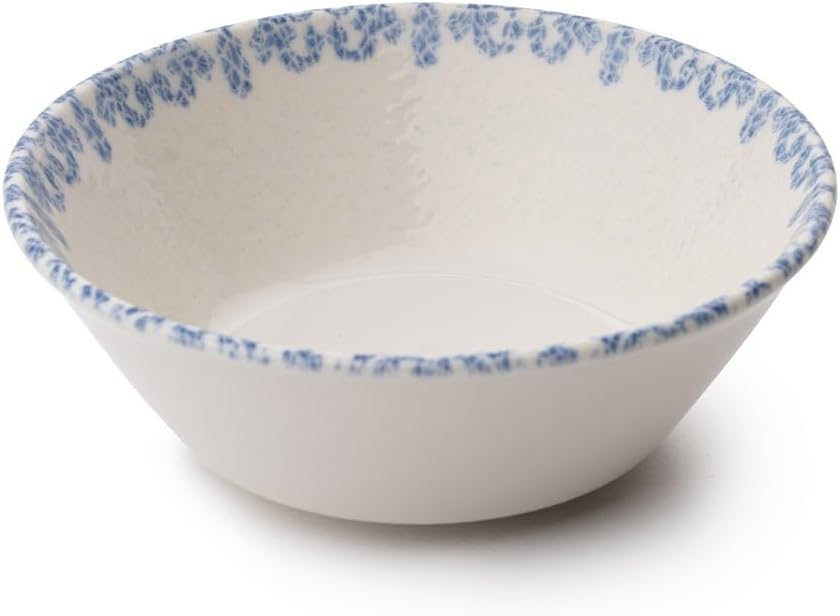 27-delige dinerset, 100% porselein, blauw en wit, inclusief serviesborden, kommen, dessertborden, vaatwasser- en magnetronbestendig, elegante eetervaring