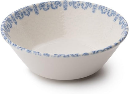 27-delige dinerset, 100% porselein, blauw en wit, inclusief serviesborden, kommen, dessertborden, vaatwasser- en magnetronbestendig, elegante eetervaring