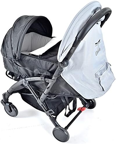 Pack Duo Nacelle Trinity 2 kinderwagen, ultralicht, 5,5 kg, ultracompact, transporttas, vliegtuig, licht, 2 kg, inklapbaar, 0/9 kg, blauw