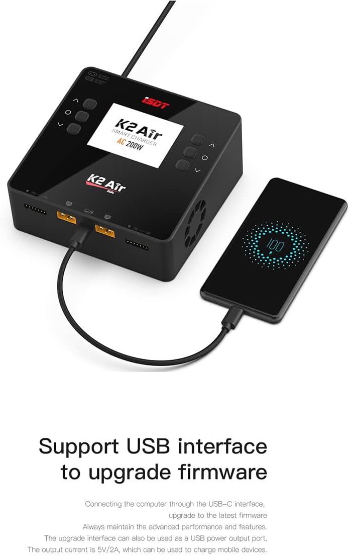 Lipo Lader – RC Batterijlader – Slimme Acculader – Dual Channel Oplader – Bluetooth Afstandsbediening – 200W AC / 500W DC – 2 Batterijen Gelijktijdig Laden
