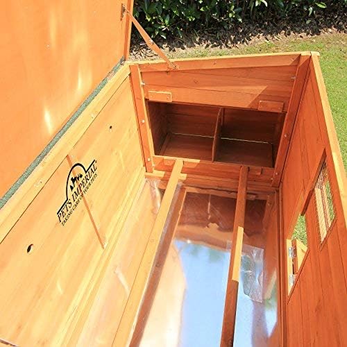Pets Imperial® Balmoral Chicken Coop Run 1.40 m - Outdoor Wooden Chicken Coop with Net Frame - 140 cm (W) x 107 cm (D) x 76 cm (H) - QUORE