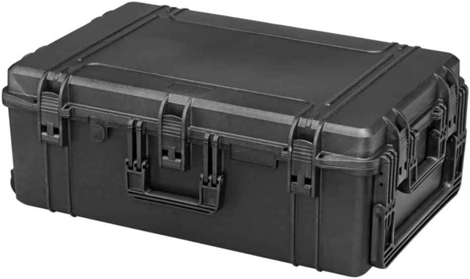 MAX MAX750H280S luchtdichte koffer, zwart, 750 x 480 x 280 mm