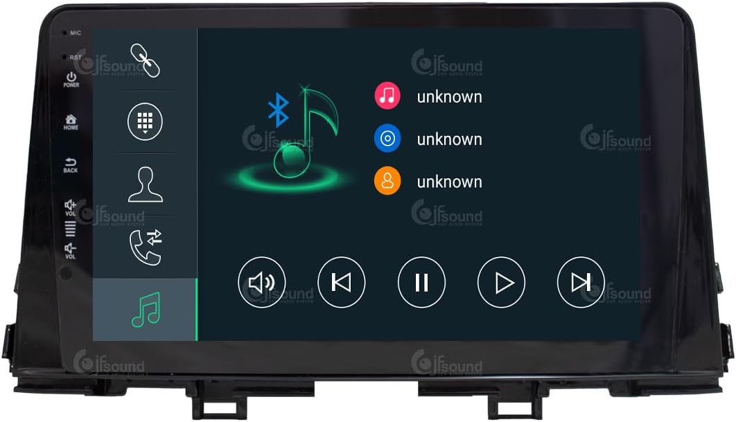Android autoradio JF-039KR-X7C-1 compatibel met Kia Rio/Stonic | CarPlay en Android Auto | GPS | DAB+ | 9 inch HD | Made in Italy