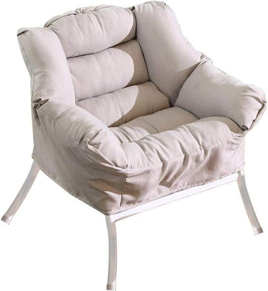 Axdwfd Zero Gravity Chair, Foldable Sun Lounger, Lazy Chair Simple Bedroom Small Bed Chair Dormitory Single Sofa Indoor Balcony Lazy Chair 75x62x88cm - QUORE