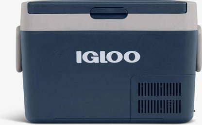 IGLOO ICF32 Draagbare compressor-koelbox, 32 l, 12/24 V, 230 V, elektrische koelbox, -18 °C tot 20 °C, mini-koelkast, vriesbox voor camping, auto