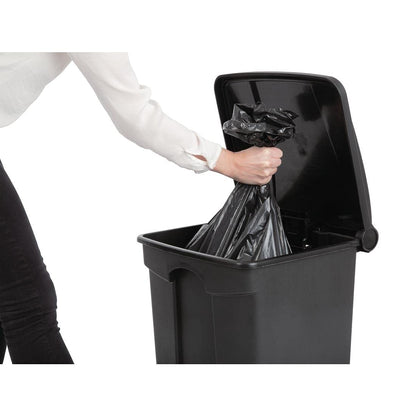 Jantex Kitchen Pedal Bin Black - 45Ltr - QUORE