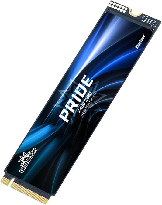 KingSpec OneBoom X400 Series 1TB M.2 NVMe Gen4 SSD 2280, 3D NAND TLC Internal SSD, Compatible with Gaming PC / PS5 / Laptop