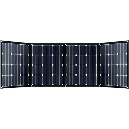 Offgridtec© FSP-2 180W Opvouwbaar zonnepaneel met Sunpower Back-Contact cellen zonder laadregelaar met praktische draaggreep en opbergruimte voor kabels. Voor camping, reizen, boot, caravan